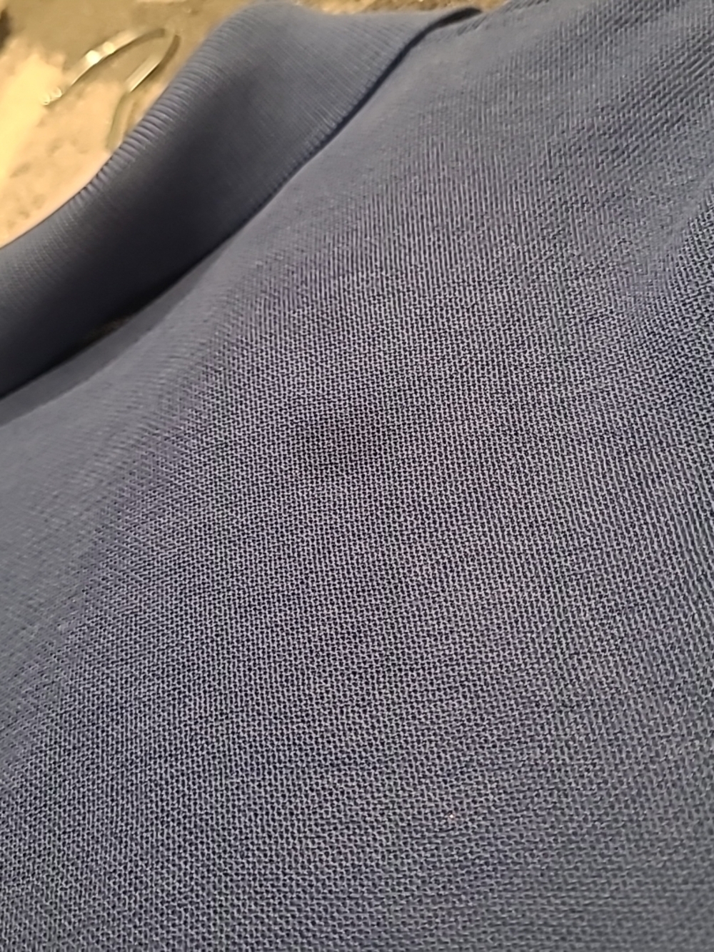 Vintage Izod Lacoste Short Sleeve Polo Shirt Blue Large L Men's READ - Picture 10 of 14
